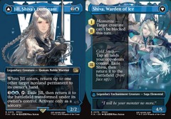 Jill, Shiva's Dominant // Shiva, Warden of Ice (0378) (Borderless) - Foil